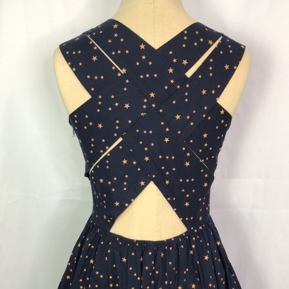 TeeBerry & Weave Brilliantly Bold Star Dress a-line Size XS - Picture 4 of 11